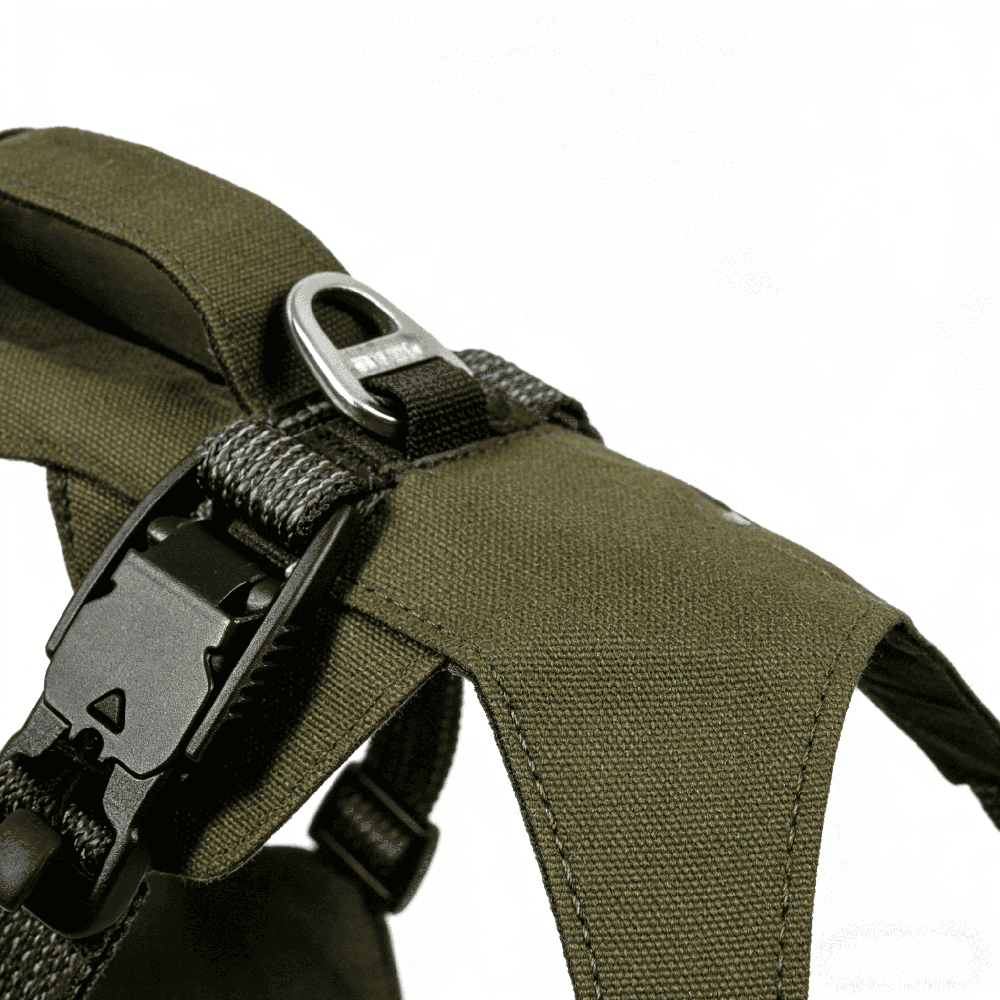 Professional Tactical Dog Harness for Custom Branding, Military-Grade Durability, & Versatile Accessory Support