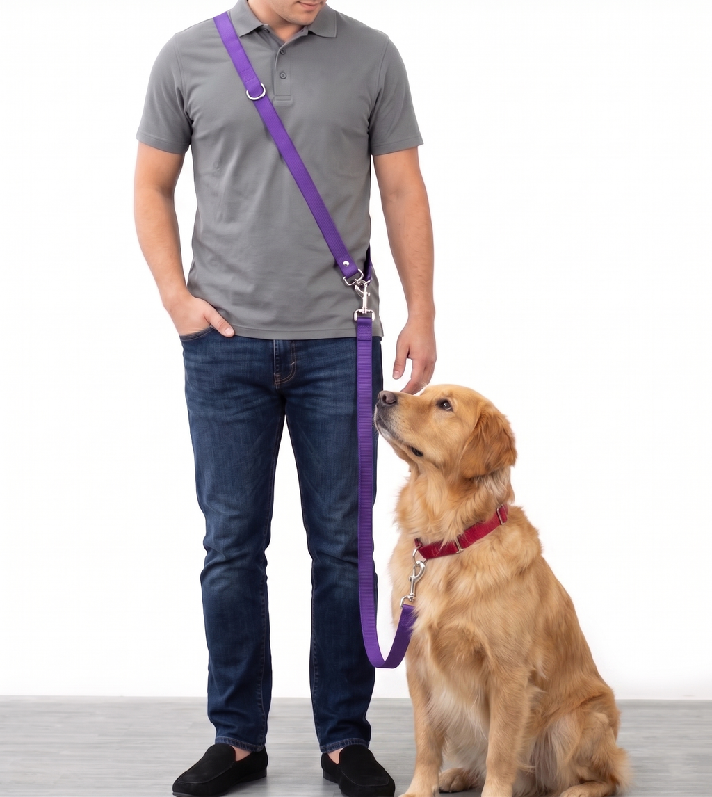 Custom Biothane Hands Free Dog Leash for Pet Brands and Bulk OEM Orders